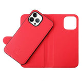 Rvelon iPhone 14 Pro Max Etui Detachable Wallet Case Rød