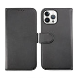 Rvelon iPhone 14 Pro Max Etui Detachable Wallet Case Svart
