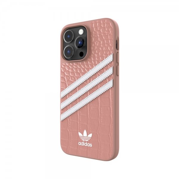 Adidas iPhone 14 Pro Max Deksel 3 Stripes Snap Case Alligator Pink