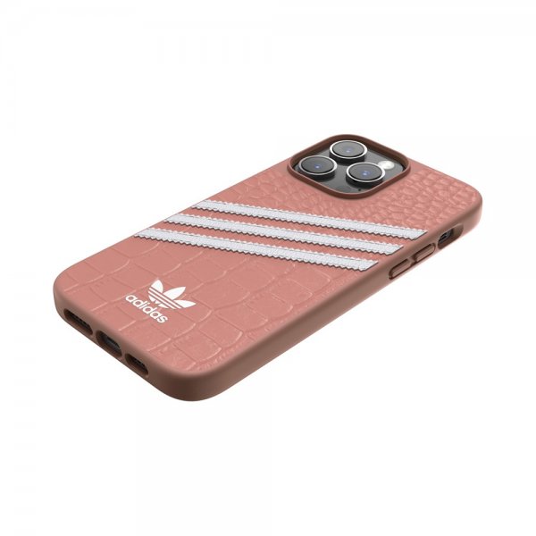 Adidas iPhone 14 Pro Max Deksel 3 Stripes Snap Case Alligator Pink