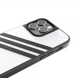 Adidas iPhone 14 Pro Max Deksel 3 Stripes Snap Case Hvit Svart
