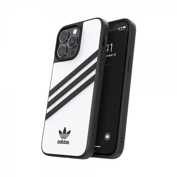 Adidas iPhone 14 Pro Max Deksel 3 Stripes Snap Case Hvit Svart