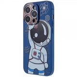 iPhone 14 Pro Max Deksel Astronaut Blå Brun