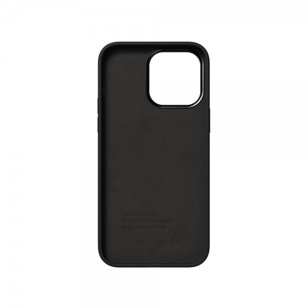 Nudient iPhone 14 Pro Max Deksel Bold Charcoal Black