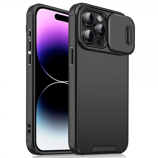 iPhone 14 Pro Max Deksel Camera Slide Svart
