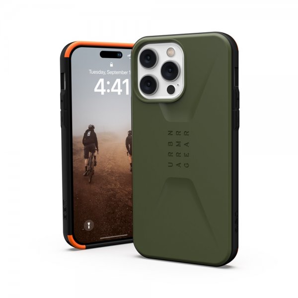 Urban Armor Gear (UAG) iPhone 14 Pro Max Deksel Civilian Olive