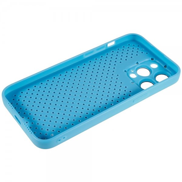 iPhone 14 Pro Max Deksel Down Jacket Design Blå
