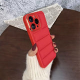 iPhone 14 Pro Max Deksel Down Jacket Design Rød