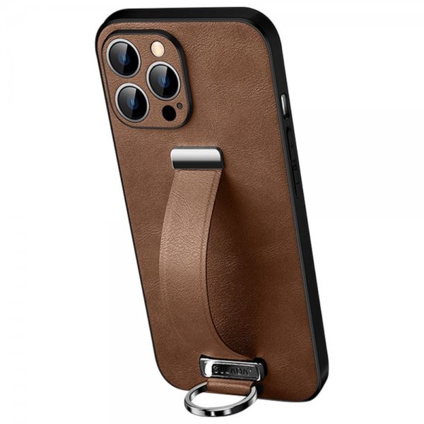 Sulada iPhone 14 Pro Max Deksel Fashion Series Brun