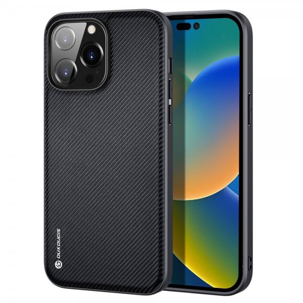 Dux Ducis iPhone 14 Pro Max Deksel FINO Series Svart