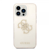 Guess iPhone 14 Pro Max Deksel Full Glitter Gull