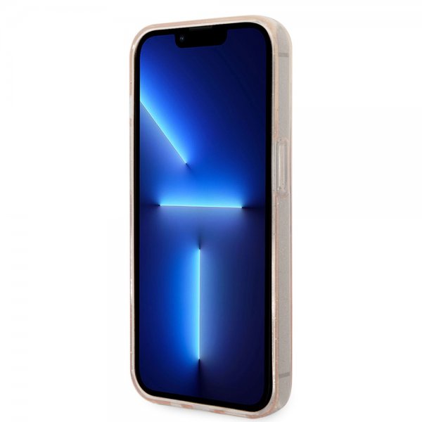 Guess iPhone 14 Pro Max Deksel Full Glitter Gull