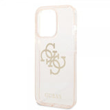 Guess iPhone 14 Pro Max Deksel Full Glitter Gull
