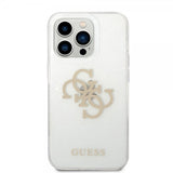 Guess iPhone 14 Pro Max Deksel Full Glitter Transparent