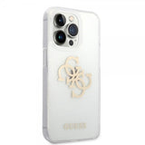 Guess iPhone 14 Pro Max Deksel Full Glitter Transparent