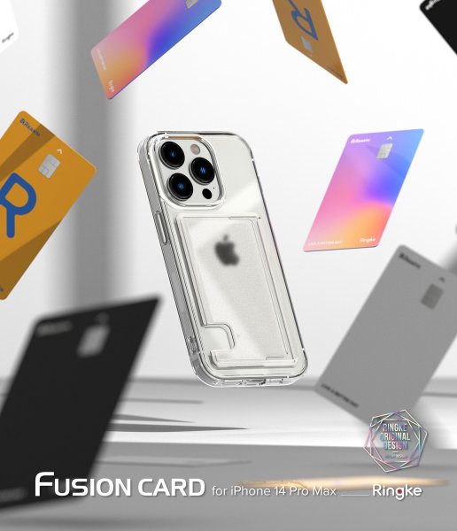 Ringke iPhone 14 Pro Max Deksel Fusion Card Clear