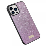 Sulada iPhone 14 Pro Max Deksel Glitter Lilla
