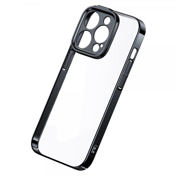 Baseus iPhone 14 Pro Max Deksel Glitter Series Svart