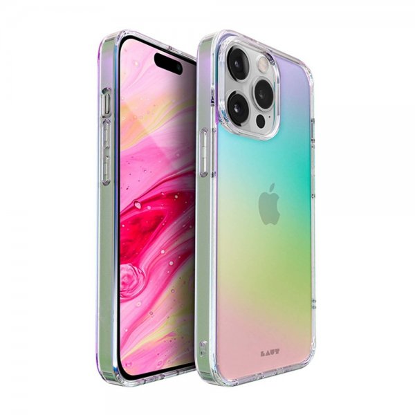 LAUT iPhone 14 Pro Max Deksel Holo Pearl