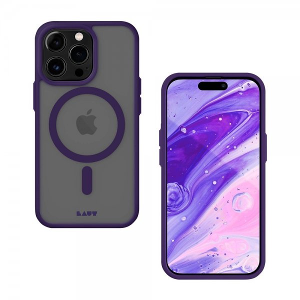 LAUT iPhone 14 Pro Max Deksel Huex Protect MagSafe Dark Purple
