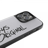Adidas iPhone 14 Pro Max Deksel Inlay Embroidery Case Hvit Svart