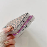 iPhone 14 Pro Max Deksel Leopardmønster Lilla