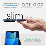 Spigen iPhone 14 Pro Max Deksel Liquid Air Navy Blue