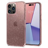 Spigen iPhone 14 Pro Max Deksel Liquid Crystal Glitter Rose Quartz