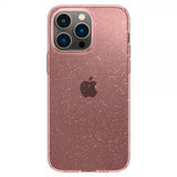 Spigen iPhone 14 Pro Max Deksel Liquid Crystal Glitter Rose Quartz