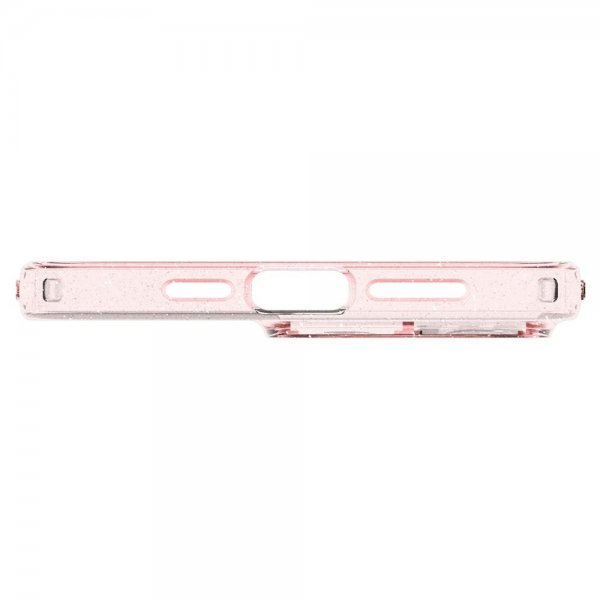 Spigen iPhone 14 Pro Max Deksel Liquid Crystal Glitter Rose Quartz