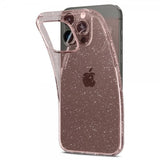 Spigen iPhone 14 Pro Max Deksel Liquid Crystal Glitter Rose Quartz
