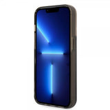 Karl Lagerfeld iPhone 14 Pro Max Deksel Liquid Glitter Translucent Svart