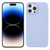 X-Level iPhone 14 Pro Max Deksel Liquid Silicone Lilla