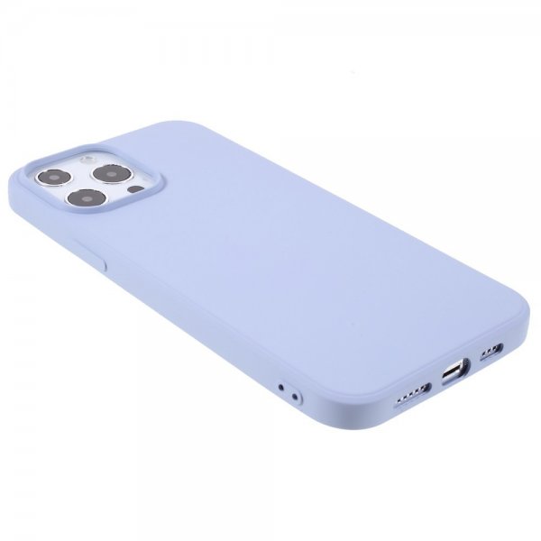 X-Level iPhone 14 Pro Max Deksel Liquid Silicone Lilla