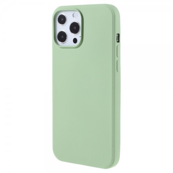 X-Level iPhone 14 Pro Max Deksel Liquid Silicone Lysegrønn
