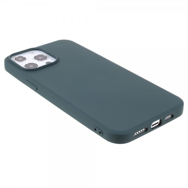 X-Level iPhone 14 Pro Max Deksel Liquid Silicone Petrol