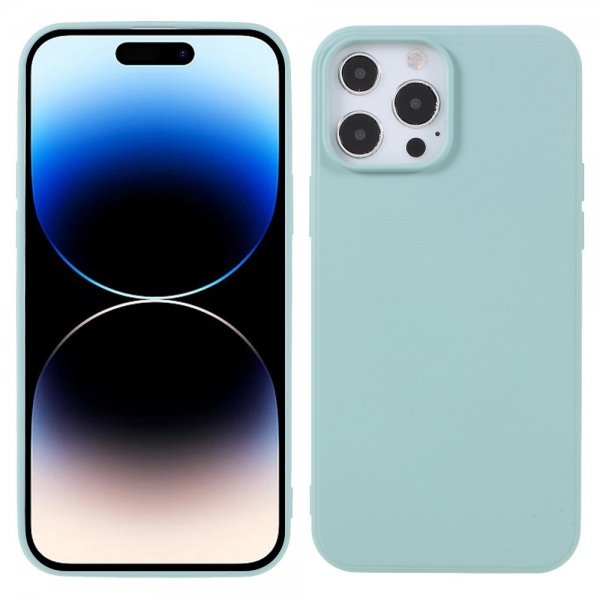 X-Level iPhone 14 Pro Max Deksel Liquid Silicone Turkis
