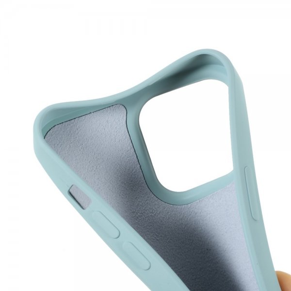 X-Level iPhone 14 Pro Max Deksel Liquid Silicone Turkis