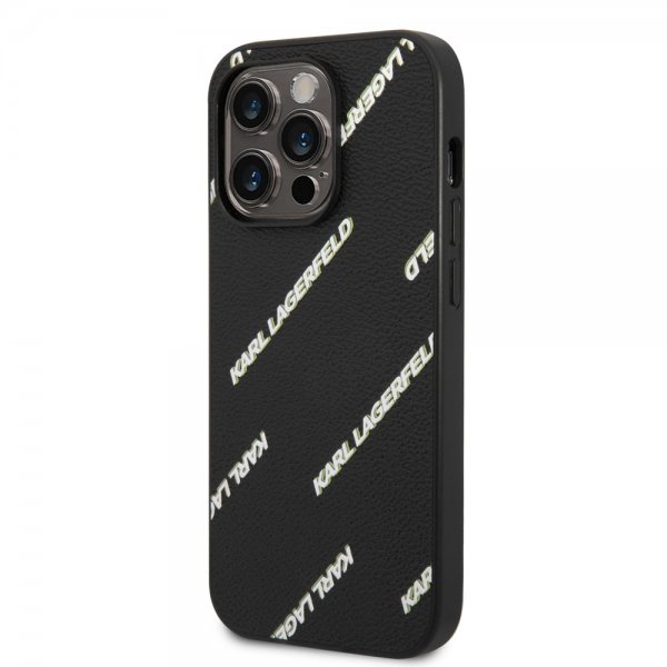 Karl Lagerfeld iPhone 14 Pro Max Deksel Logomania Svart