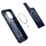 Spigen iPhone 14 Pro Max Deksel Mag Armor MagFit Navy Blue