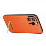 Sulada iPhone 14 Pro Max Deksel med Stativ Oransje