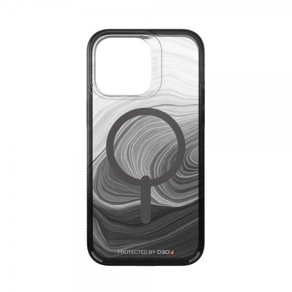 Gear4 iPhone 14 Pro Max Deksel Milan Snap Black Swirl