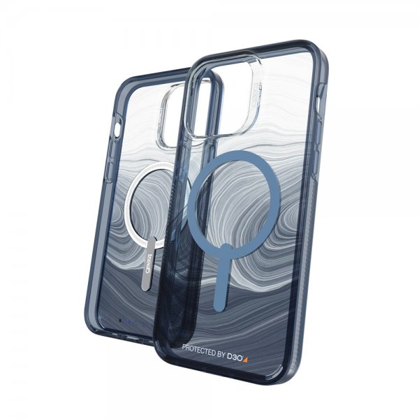 Gear4 iPhone 14 Pro Max Deksel Milan Snap Blue Swirl