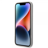 Karl Lagerfeld iPhone 14 Pro Max Deksel Monogram Iridescent Sølv