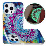 iPhone 14 Pro Max Deksel Motiv Blå Mandala