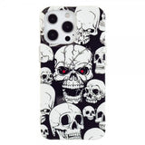 iPhone 14 Pro Max Deksel Motiv Hodeskaller