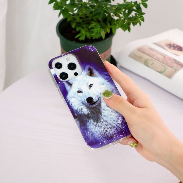 iPhone 14 Pro Max Deksel Motiv Polar ulv