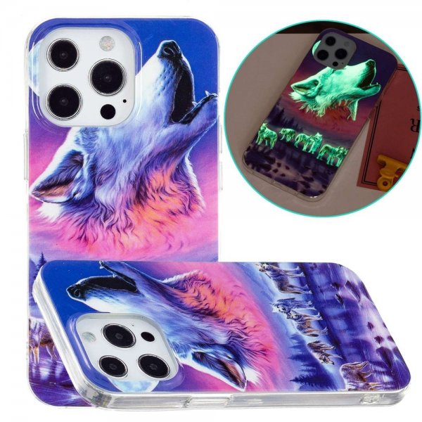 iPhone 14 Pro Max Deksel Motiv Hyler Ulv