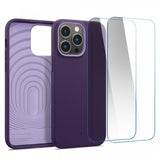 Caseology iPhone 14 Pro Max Deksel Skjermbeskytter Nano Pop 360 Grape Purple