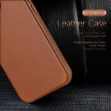 Dux Ducis iPhone 14 Pro Max Deksel Naples Series MagSafe Lysebrun